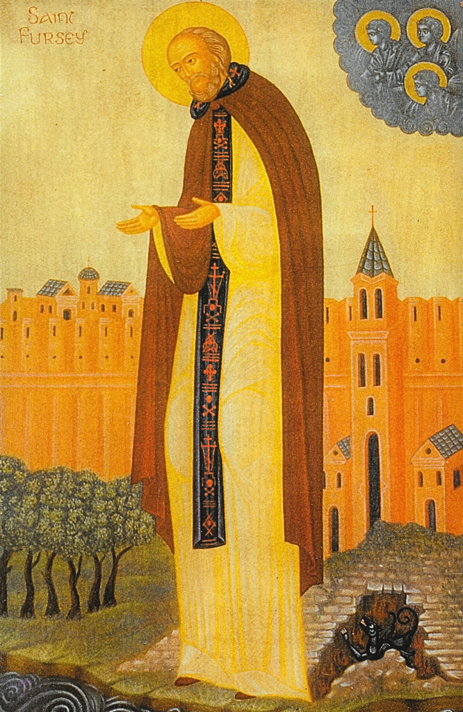 St. Fursey Icon High Quality Very Visible Name FINAL No Boarder 2 666x1024